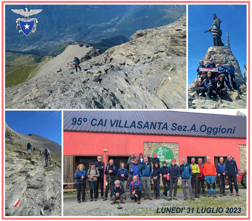      30-31 LUGLIO 1 AGOSTO 2023: "UNA VETTA DA 95", Il ROCCIAMELONE 3538mt.                    