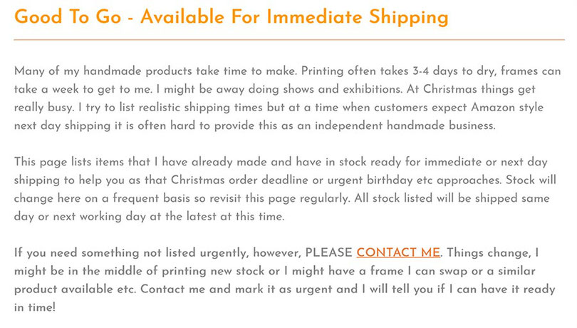 immediate shipping marketing art craft photography online