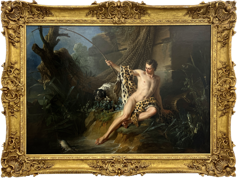 The Fisherman and the Little Fish from Fontaine's Fables, 1739 (Jean-Baptiste Oudry)