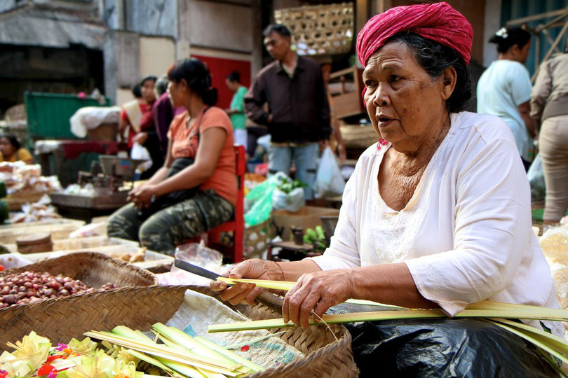 Auf dem Morgenmarkt in Ubud