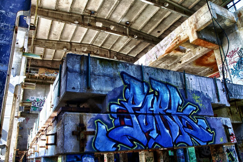 Ein Paradies für Graffiti-Sprayer