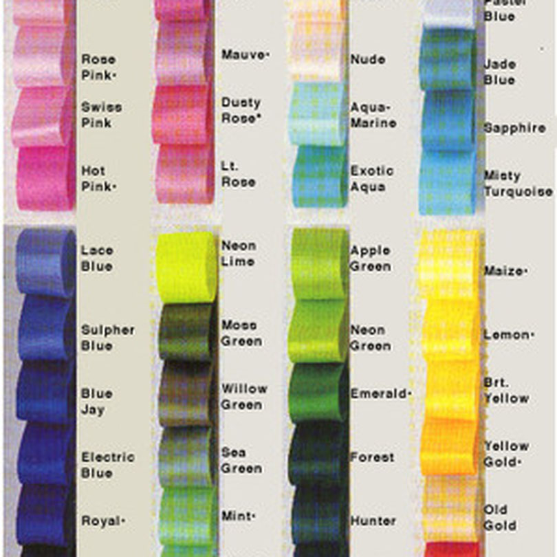 Ribbon Colors KD Crafts and Ribbon Leis