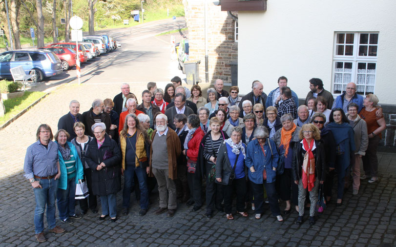 Touristengruppe aus der Partnerstadt Pont-L´Abbé in Schleiden im Mai 2016