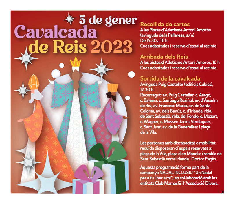 Festa Major d hivern en Santa Coloma de Gramanet Navidad y Reyes