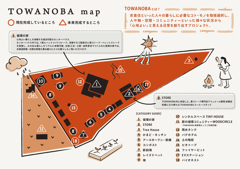 TOWANOBA / アリュメール群馬 桐生店 マップ