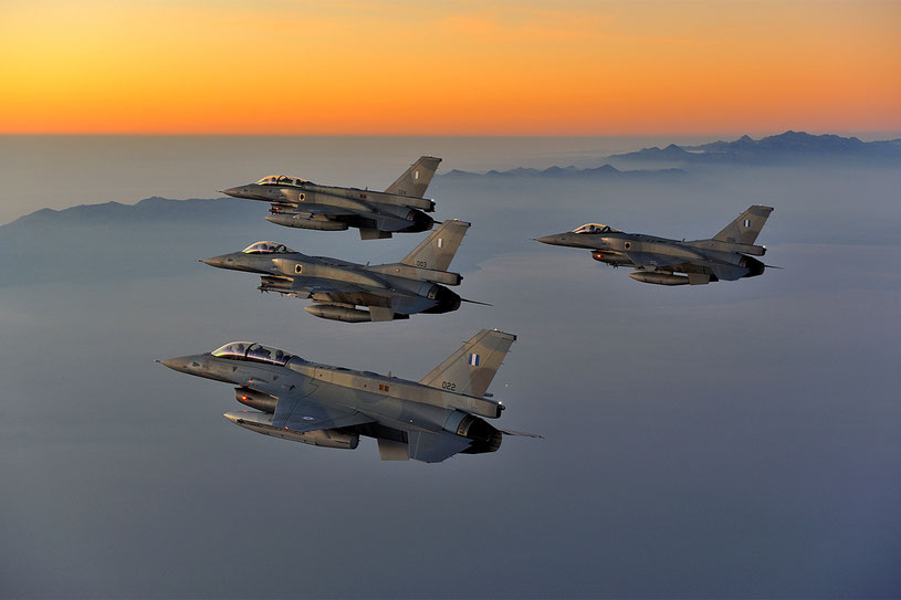 La Polemikì Aeroporìa utilizza le versioni C e D (OCU). Ulteriori 20 F-16C e 10 F-16D "Block 52+ Advanced" sono in ordinazione / © HAF
