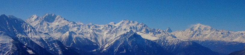 Bild: Panorama Mischabelgruppe, Matterhorn