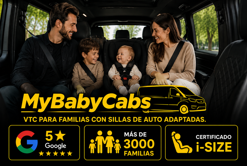 conductor con sillita para bebés 