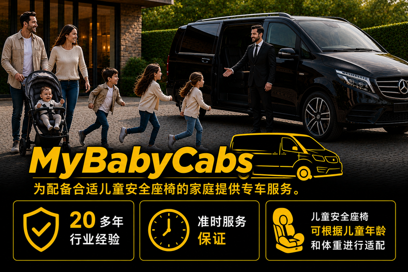 巴黎带婴儿座椅的出租车