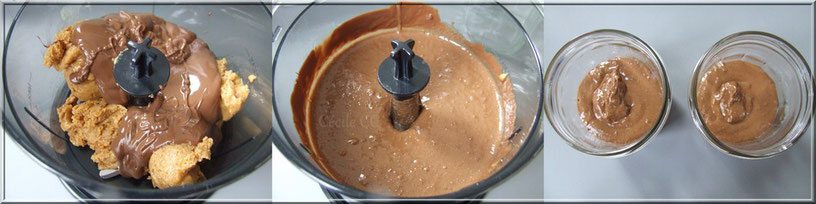 étape recette ganache dure amande noix cajou pralin gavotte