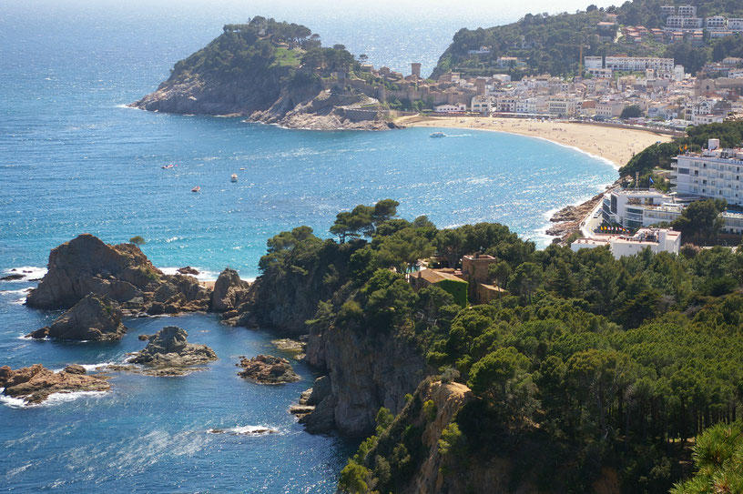 Vista general de Tossa de Mar