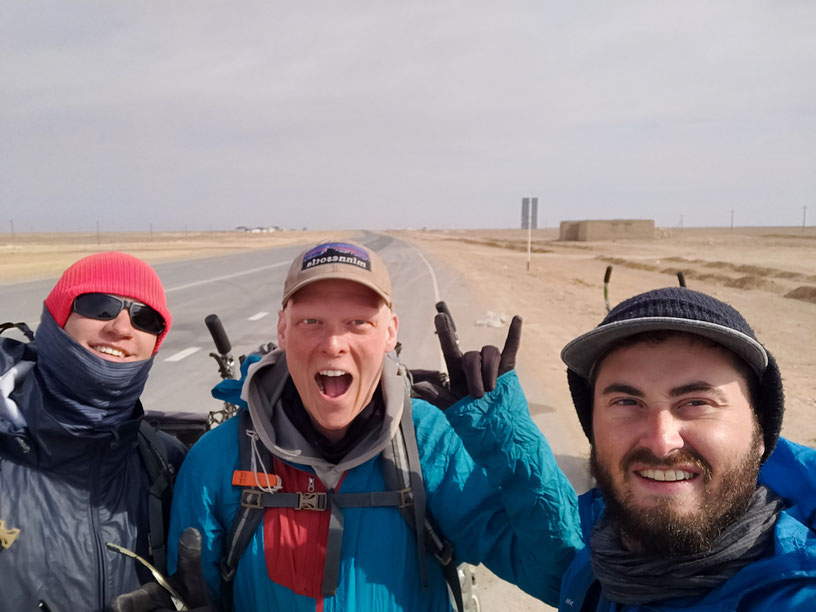 Having just entered Kazakhstan.