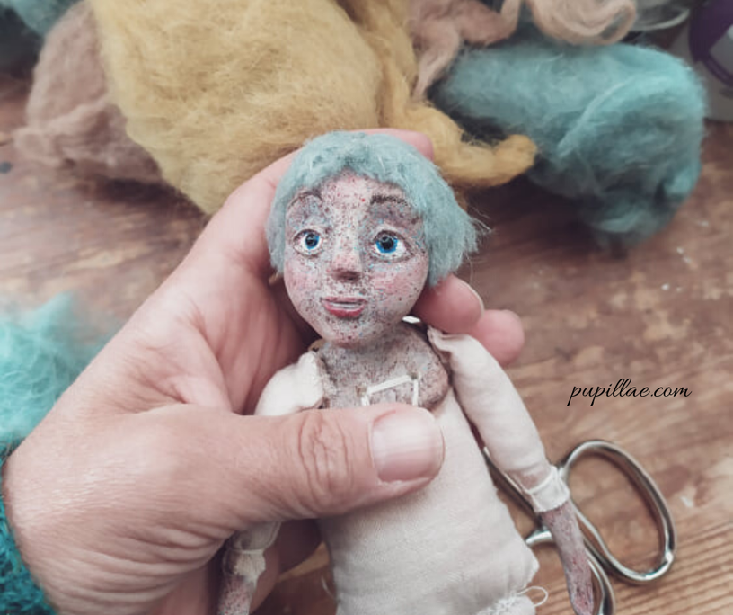 My Joan of Arc art doll in the making