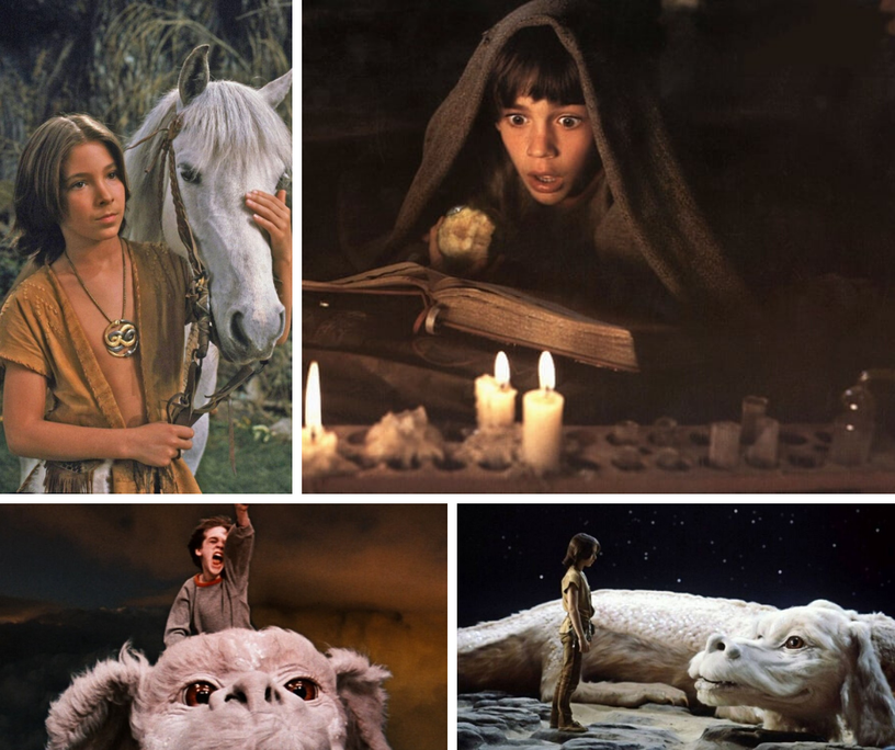 Some frames of the movie inspired by the book of Michael Ende, The neverending story.