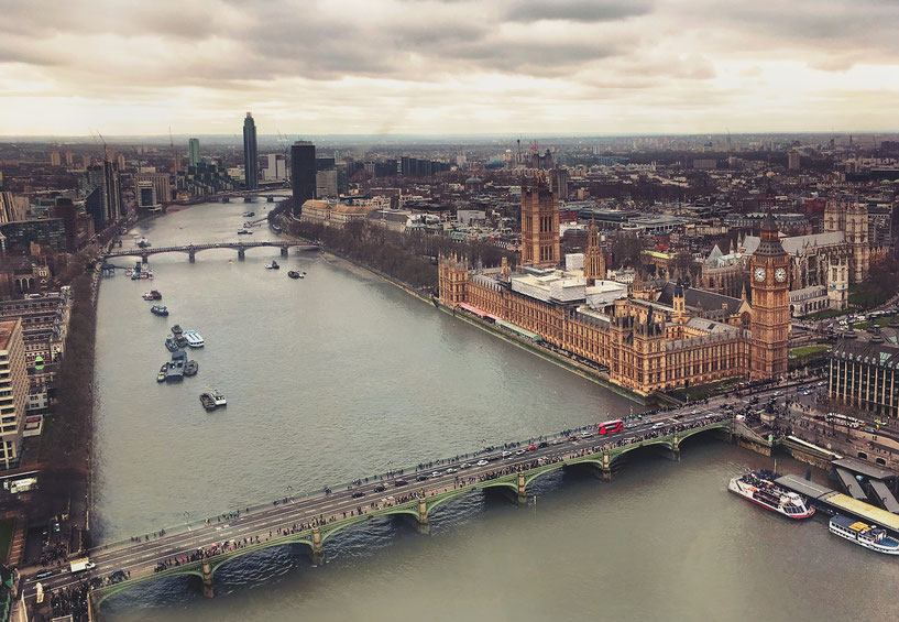 Reiseplanung England, Die 17 UNESCO-Weltkulturerbestätten in England: Palace of Westminster London