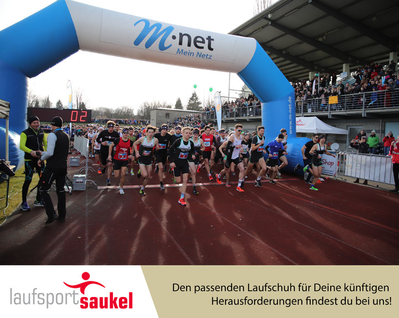 Start zum Saisonabschluss über 10 Km im Illerstadion Kempten - mit dabei Profis wie Philipp Pflieger und Mirjam Dattke