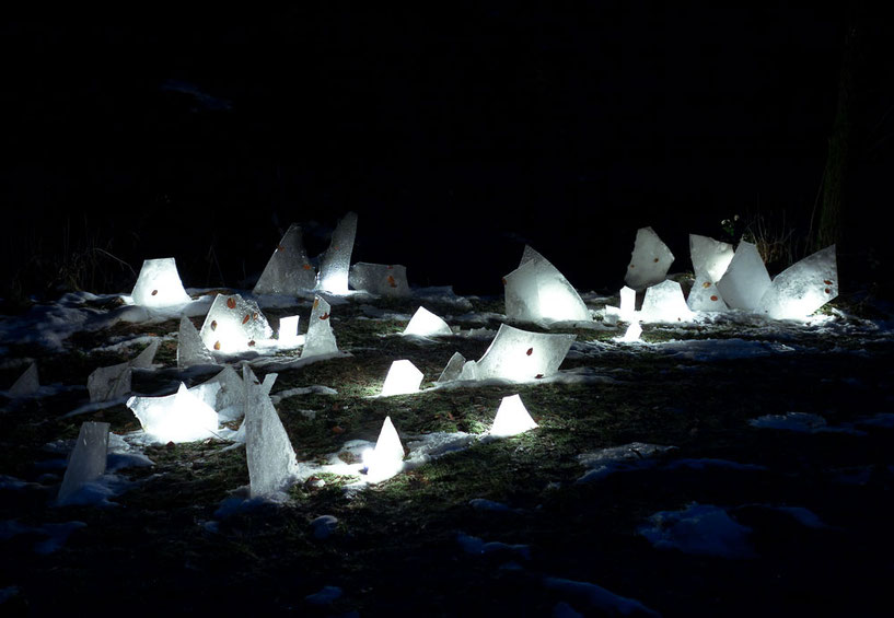 David Klopp, Land Art: "Licht im Eis"