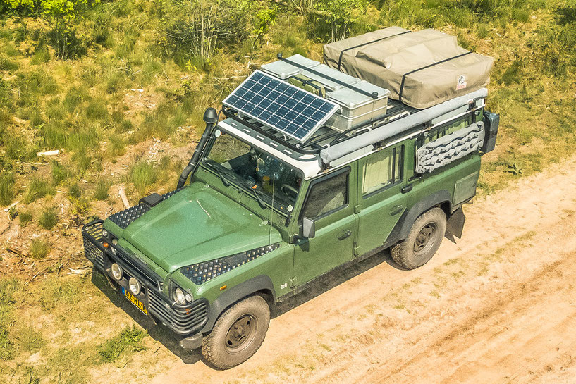 Review of our fully loaded Tembo 4x4 roof rack for the Land Rover Defender 110
