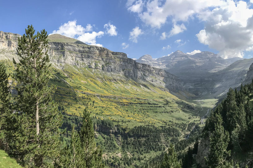 A day-hike in the Ordesa y Monte Perdido National Park.
