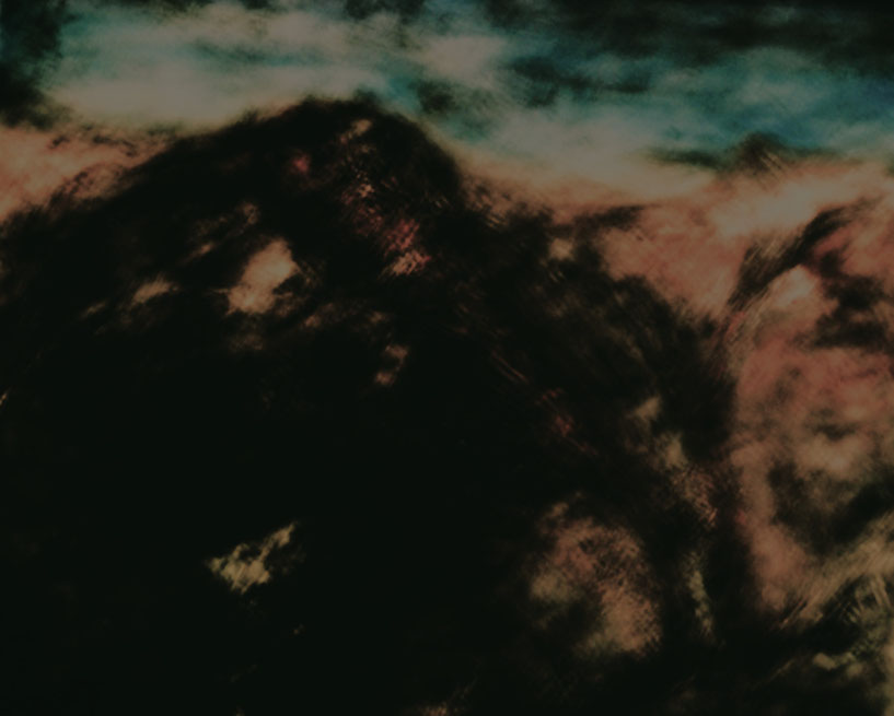 Unter dem Hügel, Öl auf Holz, 48x60, 2015