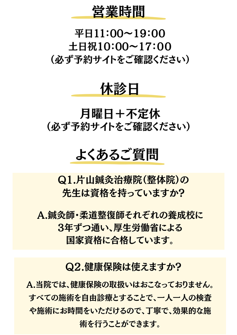 ステップ4 症状と生活リズムに合わせた理想の治療計画をお伝えします。慢性・重症症状は計画的に治療していくことが重要です。