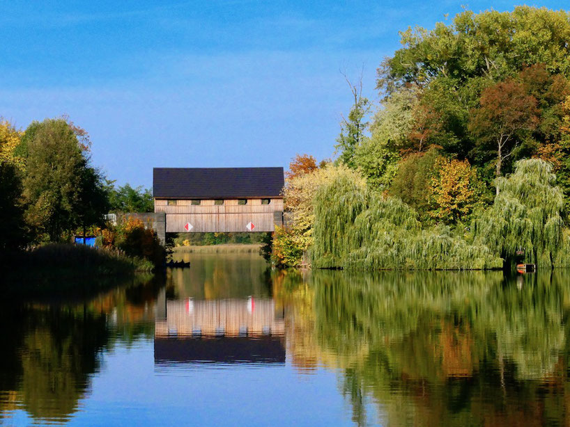 Ahrensberger Hausbrücke in der Mecklenburger Seenplatte, Urlaub 2020