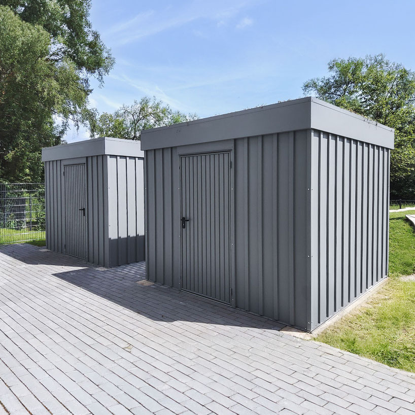Stahl Design  Fahrrad-Haus TOLEDO 100