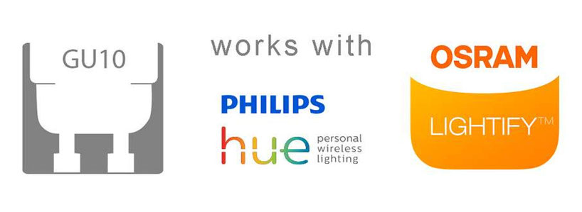 Gu10 Philips Hue Osram lightify kompatibel