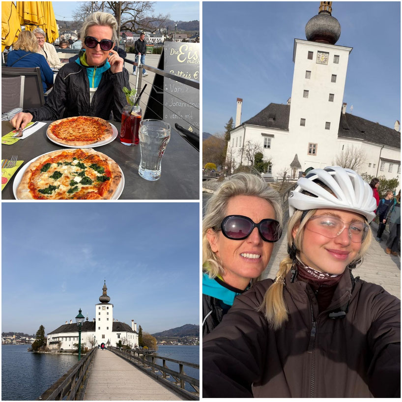  babebi-ontour.com, Hatschn&Haxln, durch ganz Österreich, Radtour, Gmunden, Traunsee, kurze Radtour, Anfänger Radtour, Gmundner Keramik, Schloß Orth, Frühling in Oberösterreich