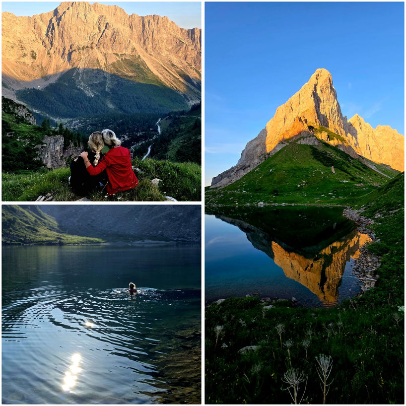 babebi-ontour.com, Hatschn&Haxln, durch ganz Österreich, Wolayersee, Hohe Warte, Karnischer Höhenweg, Kötschach Mauthern, Wanderung Kärnten, Bergsee
