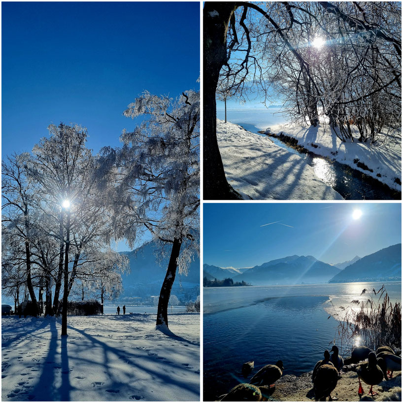 babebi-ontour.com, Hatschn&Haxln, durch ganz Österreich, Eislaufen, Zell am See, Pinzgau, Zeller See, Winterzauber, Eislaufen am See