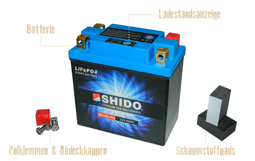 Im Test // Lithium Motorradbatterie von Shido - TimetoRide