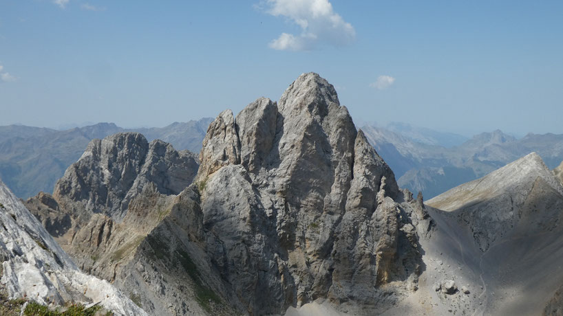 Le Pic d'Amoulat - 2594 m : en haut de la station de Gourette