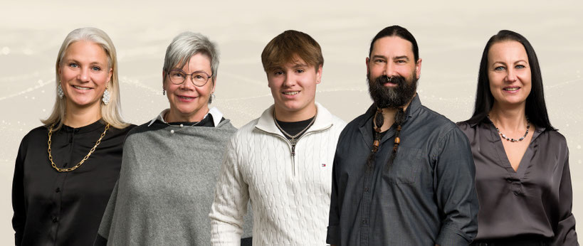 Nina Perrey - Verkauf | Michaela Wiesenegg - Verkauf | Alexander Seitz - Goldschmiedelehrling | Kenny Beetz - Goldschmied | Sabrina Trenkwalder - Verkauf