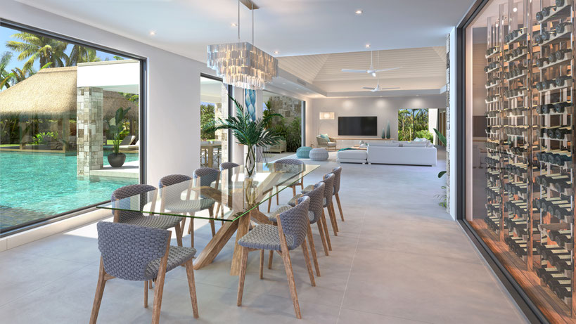 ACHAT VILLA DE LUXE DOMOTIQUE ILE MAURICE GRAND BAIE