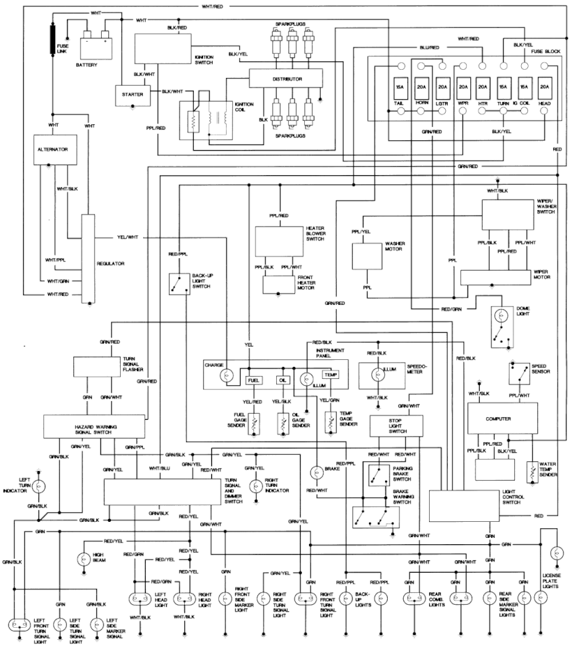 TOYOTA FJ40 Wiring Diagrams - Car Electrical Wiring Diagram