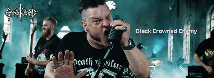 SCORGED, Black Crowned Enemy", music Video, New Single, rockers and other animals