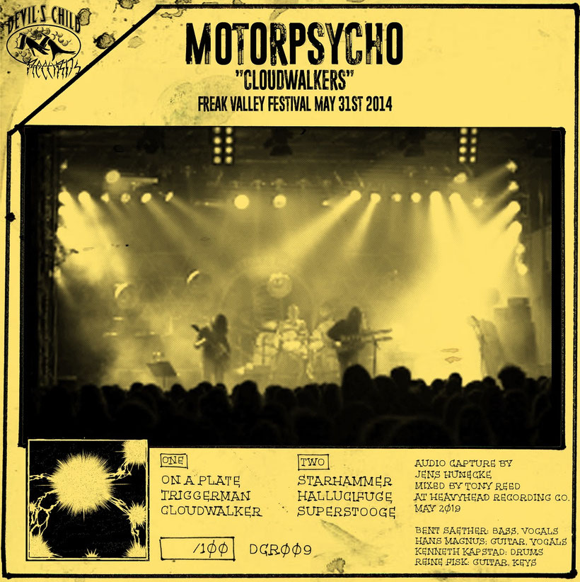 DEVIL'S CHILD RECORDS, Bootleg Series #2, MOTORPSYCHO , Cloudwalkers, Freak Valley Festival, Rockers And Other Animals, News, Heavy Psych, Prog Rock