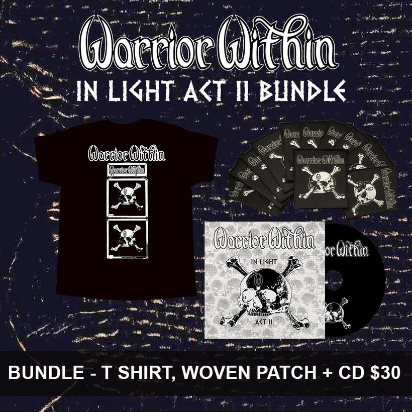 Warrior Within, New EP, In Light Act II, thrash metal, rockers and other animals, news, tshirt