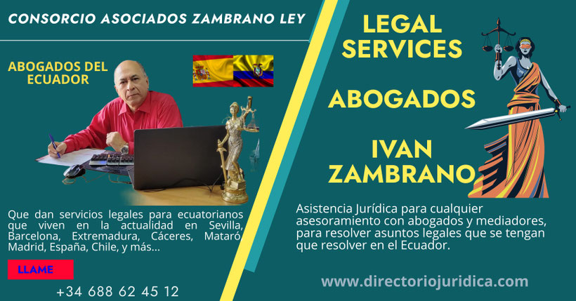 abogados en españa para atender casos del ecuador 