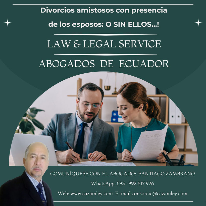 Lo divorciamos en Ecuador si esta en estados unidos 