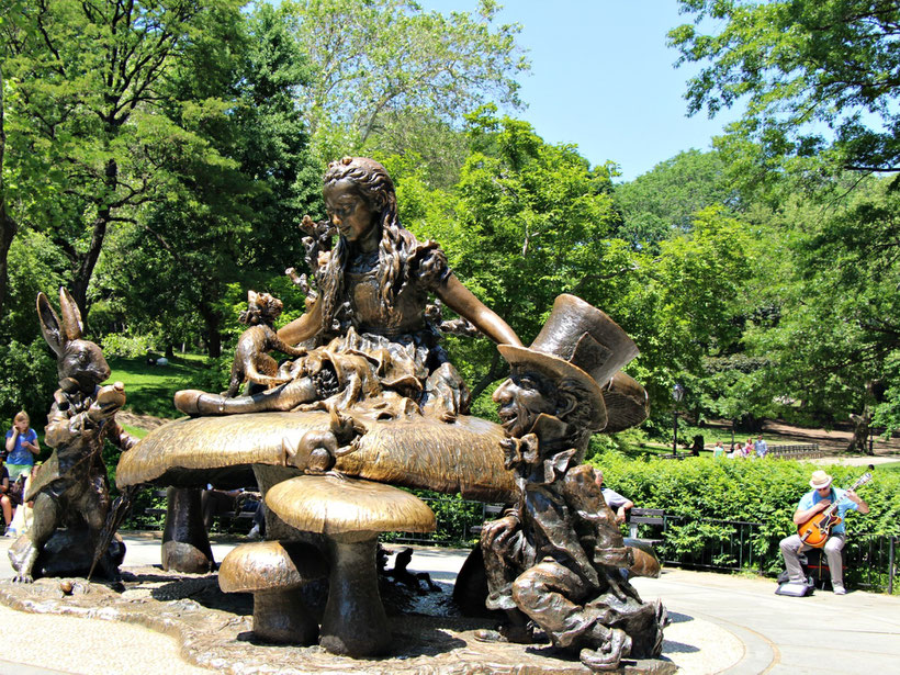 Alice Statue in Central Park NYC