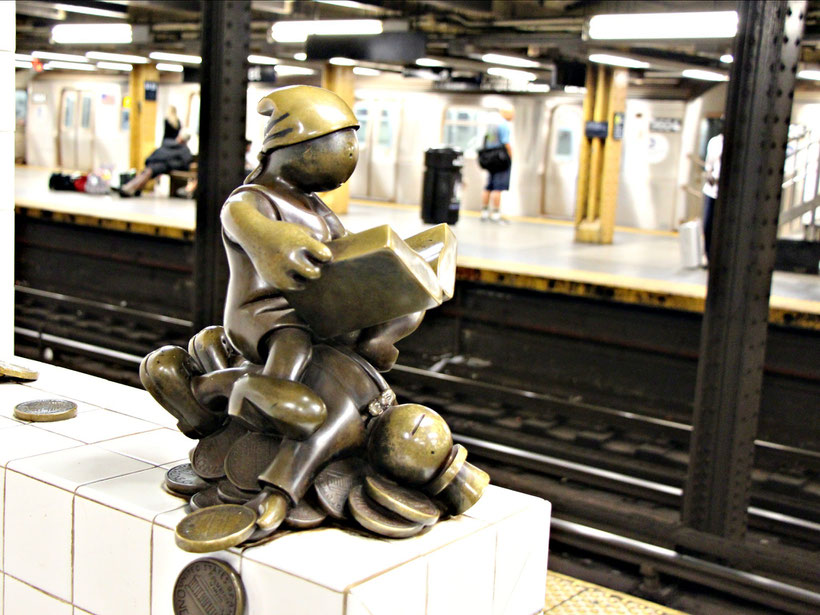 Subway Statue NYC