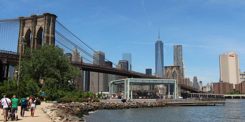 Brooklyn Bridge NYC With Baby