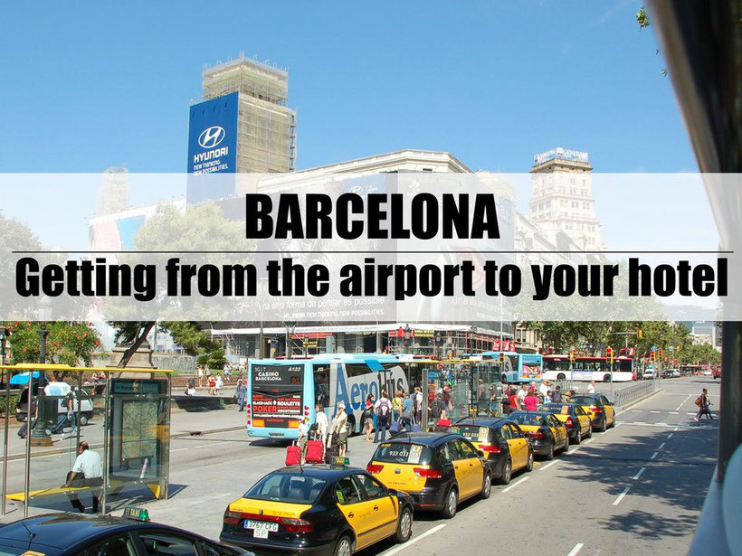 Barcelona has several options to get from the airport to your hotel. Read more at www.babycantravel.com/blog.