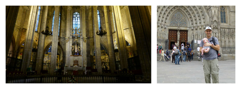 La Catedral Barcelona With Baby - Stroller vs Baby Carrier