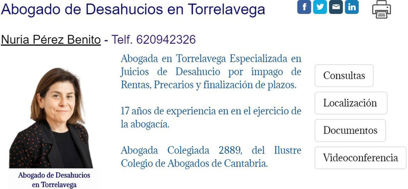 Abogada de Desahucios en Cantabria-Torrelavega