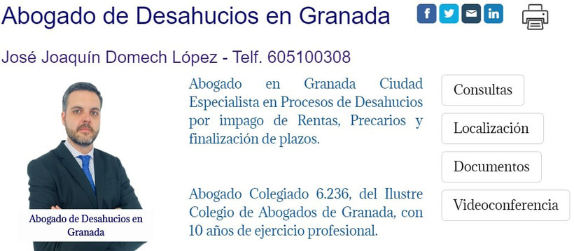 Abogado de Desahucios en Granada