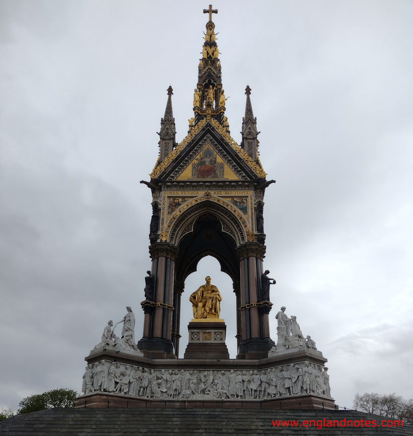Königin Victoria und das viktorianische Zeitalter. Fortschritt und Veränderungen durch die industrielle Revolution in England. Prince Albert Monument London