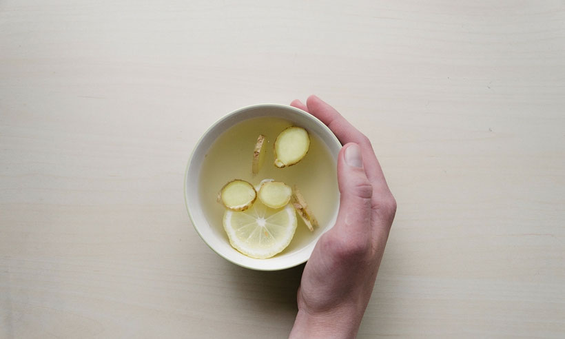 hot lemon water